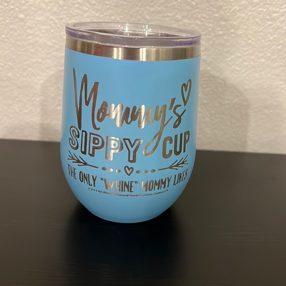 Mommy's Sippy Cup Wine Tumbler